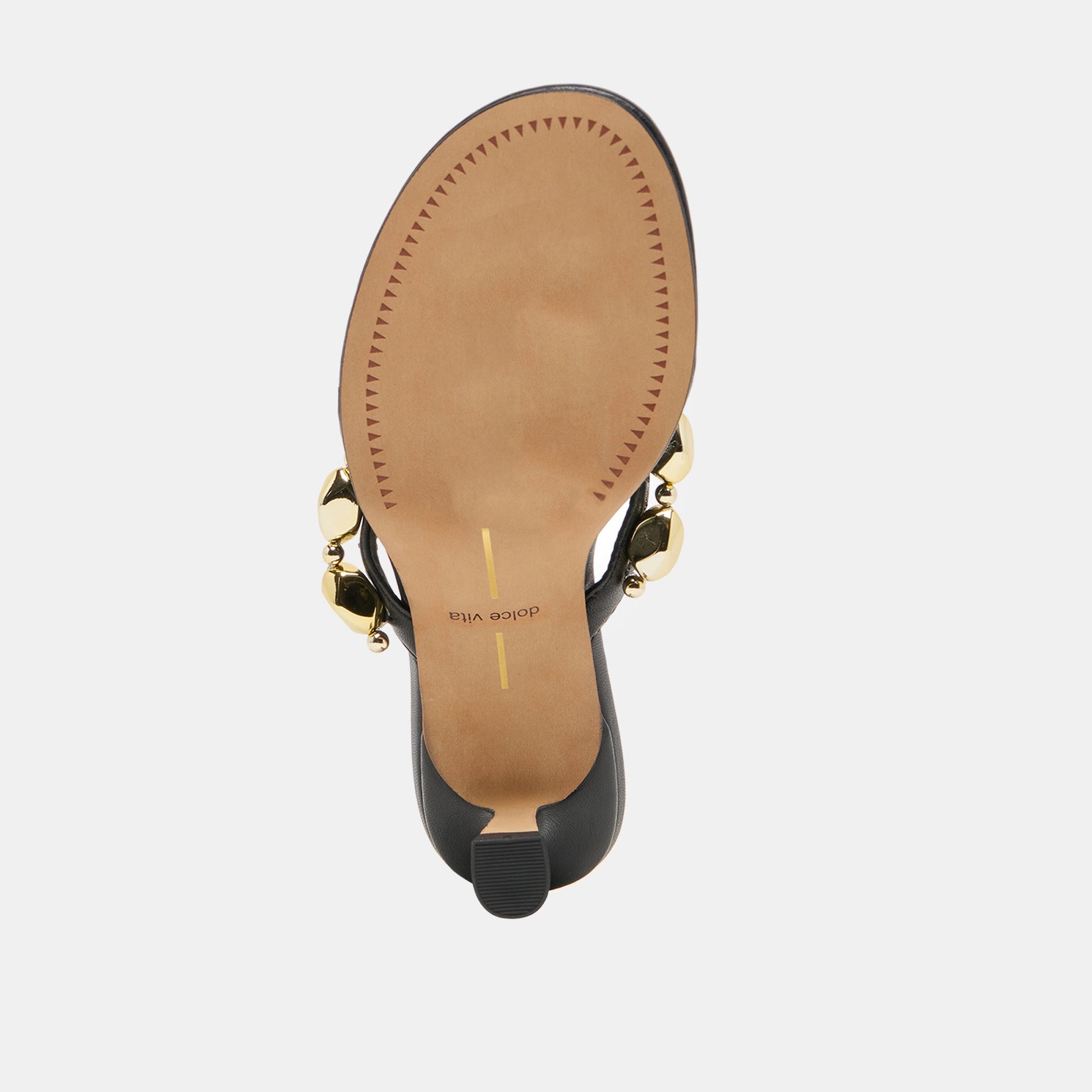 Daksie Black Leather Heels - Dolce Vita