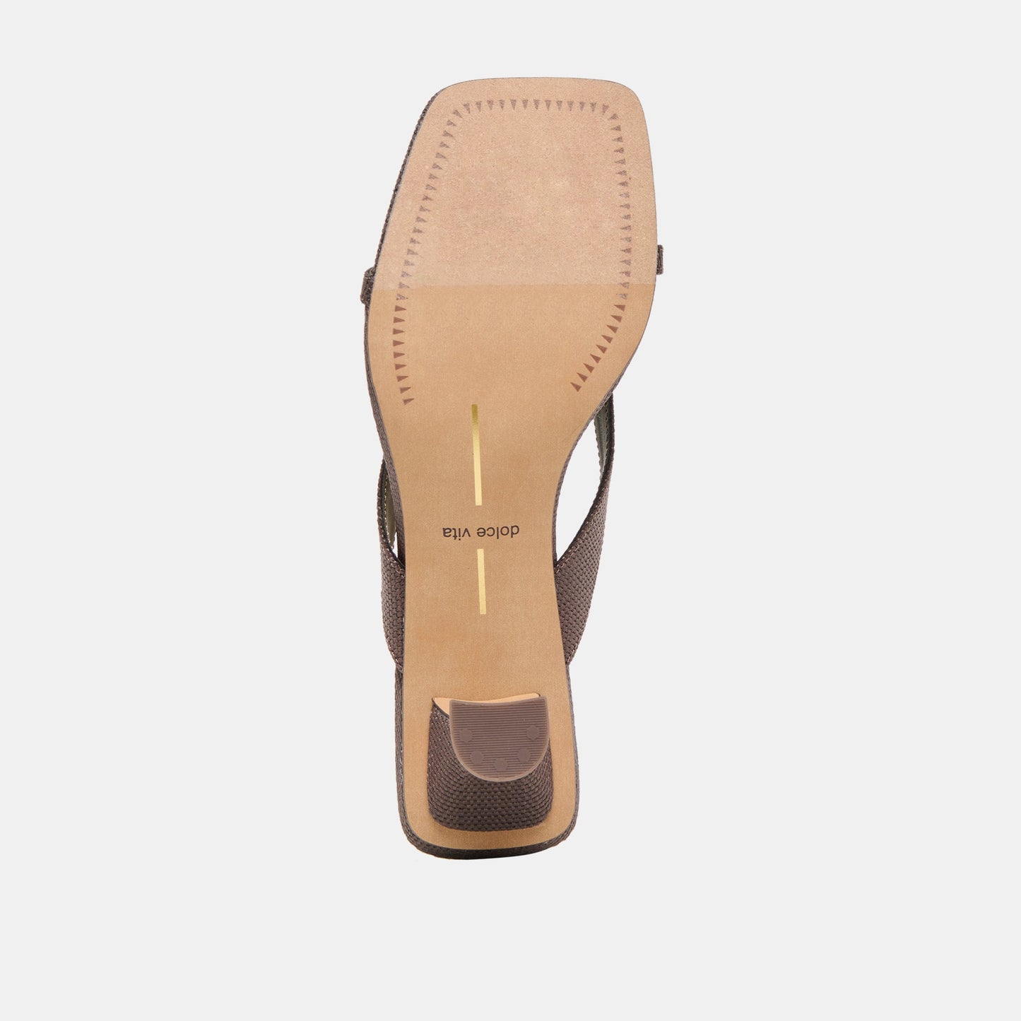 Brevel Chocolate Raffia Heels - Dolce Vita