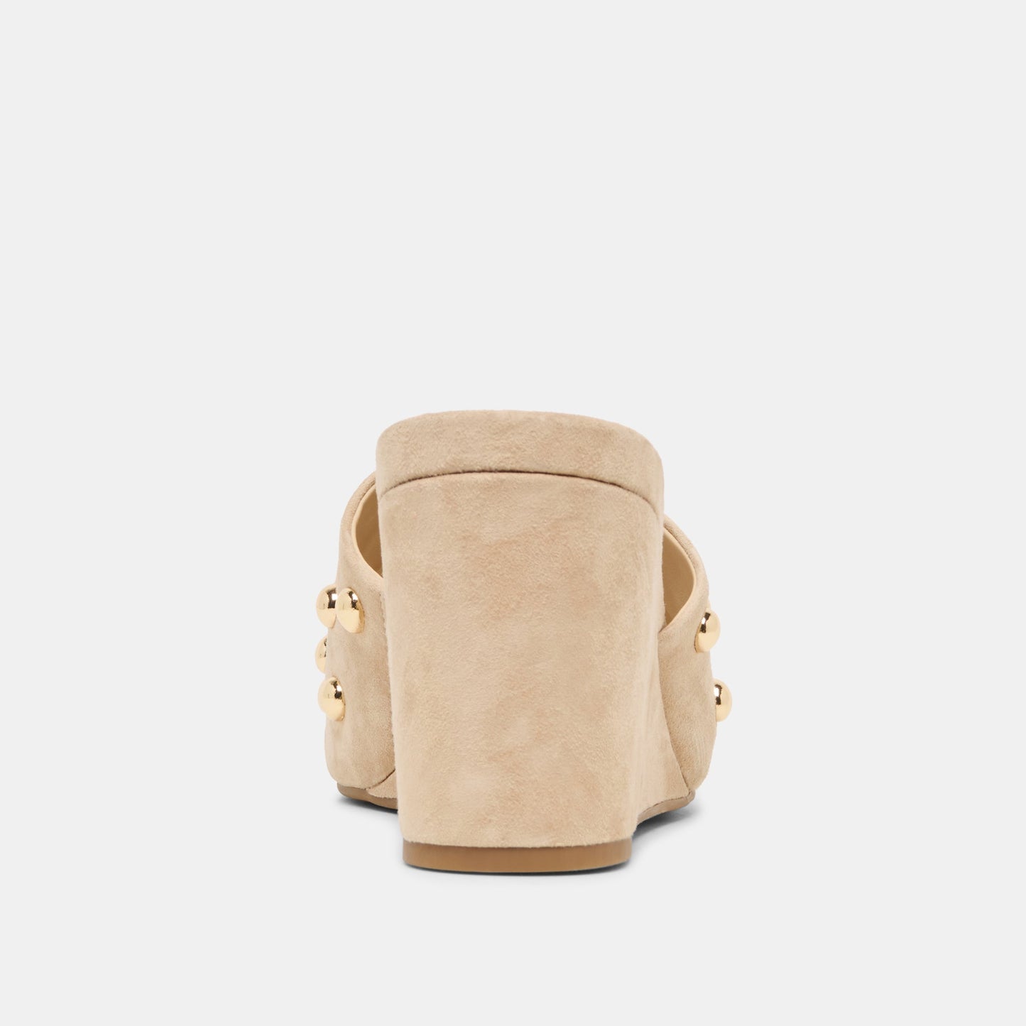 Holta Stud Camel Suede Wedges - Dolce Vita