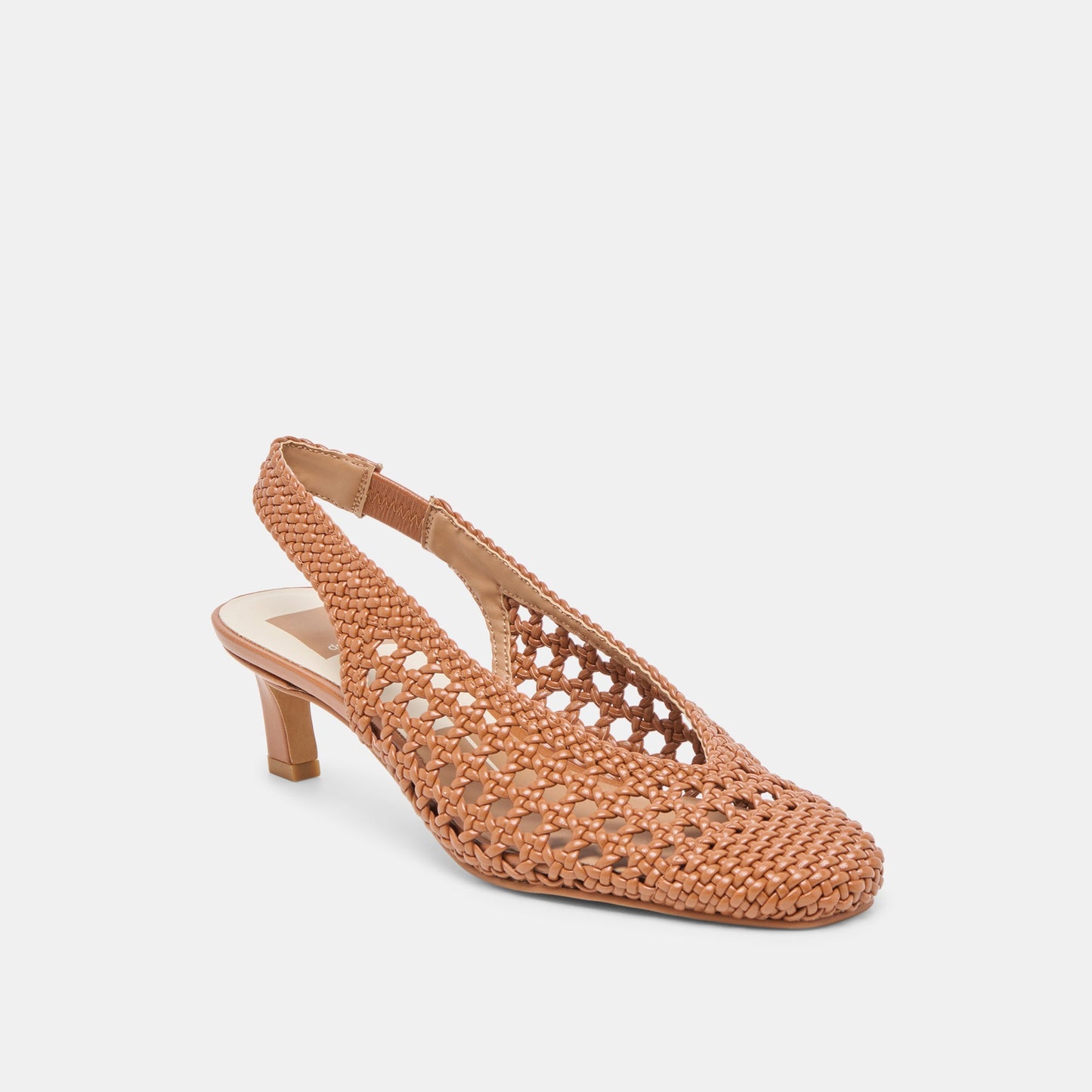Fawne Saddle Woven Stella Heels - Dolce Vita