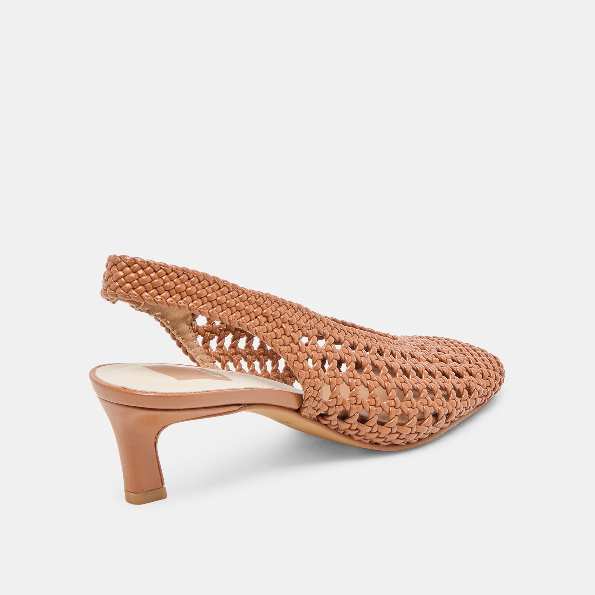 Fawne Saddle Woven Stella Heels - Dolce Vita