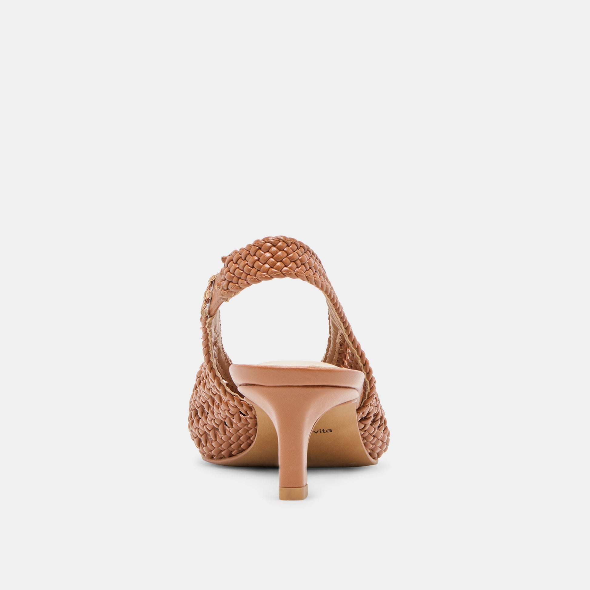 Fawne Saddle Woven Stella Heels - Dolce Vita