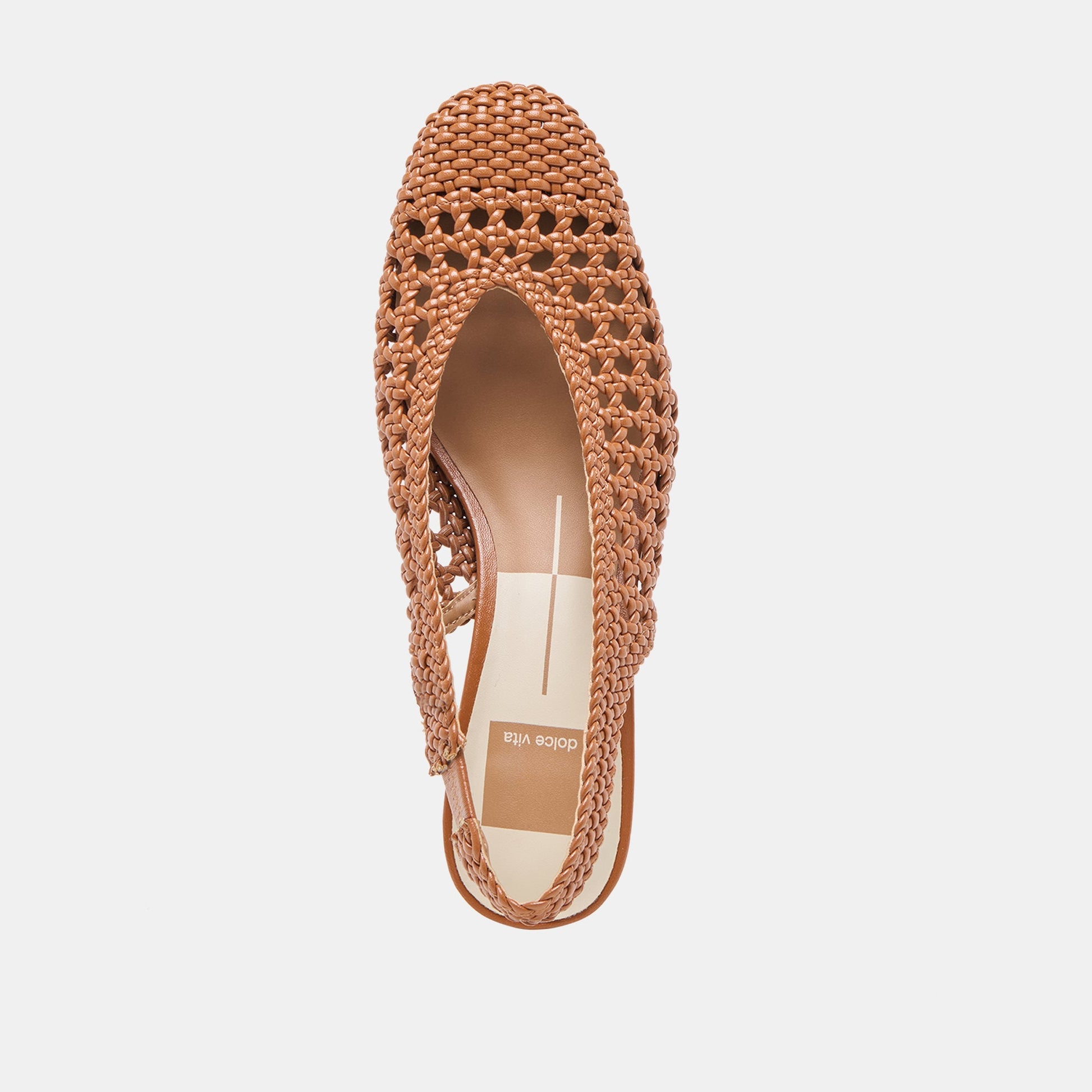 Fawne Saddle Woven Stella Heels - Dolce Vita