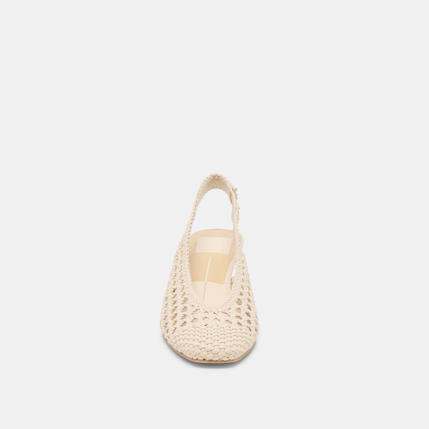 Fawne Creme Woven Stella Heels - Dolce Vita