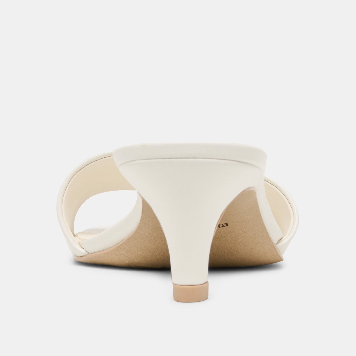 Rexa True White Leather Heels - Dolce Vita