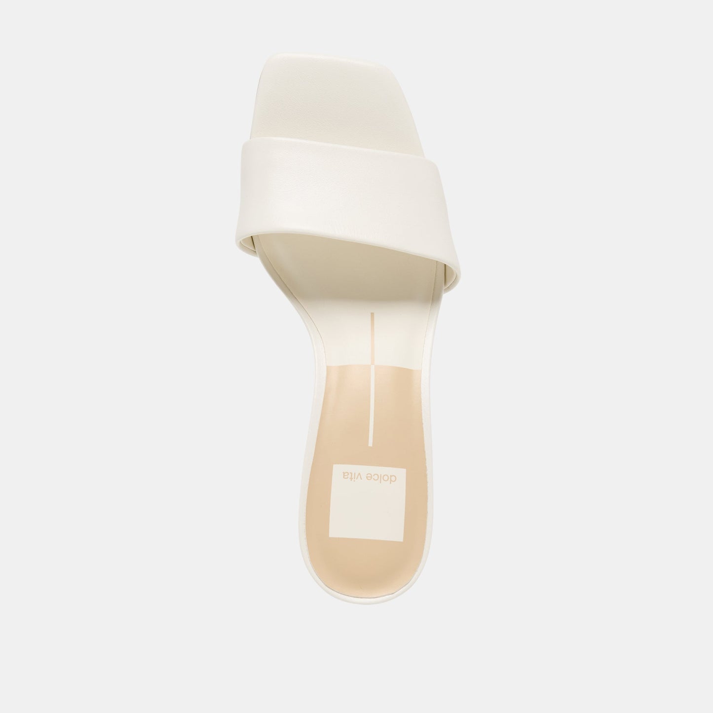 Rexa True White Leather Heels - Dolce Vita