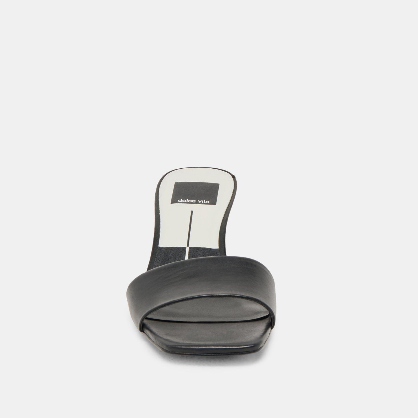 Rexa Black Leather Heels - Dolce Vita