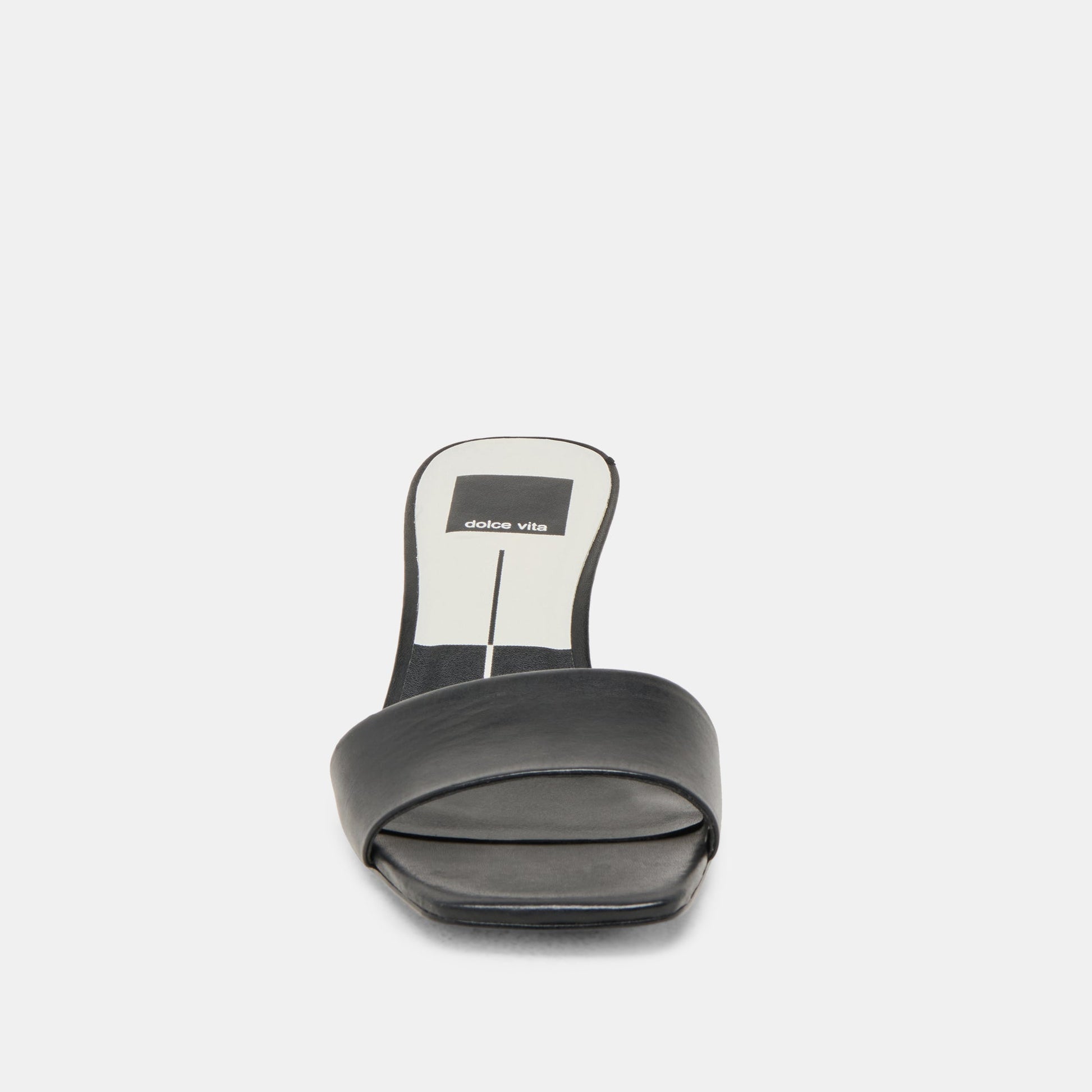 Rexa Black Leather Heels - Dolce Vita