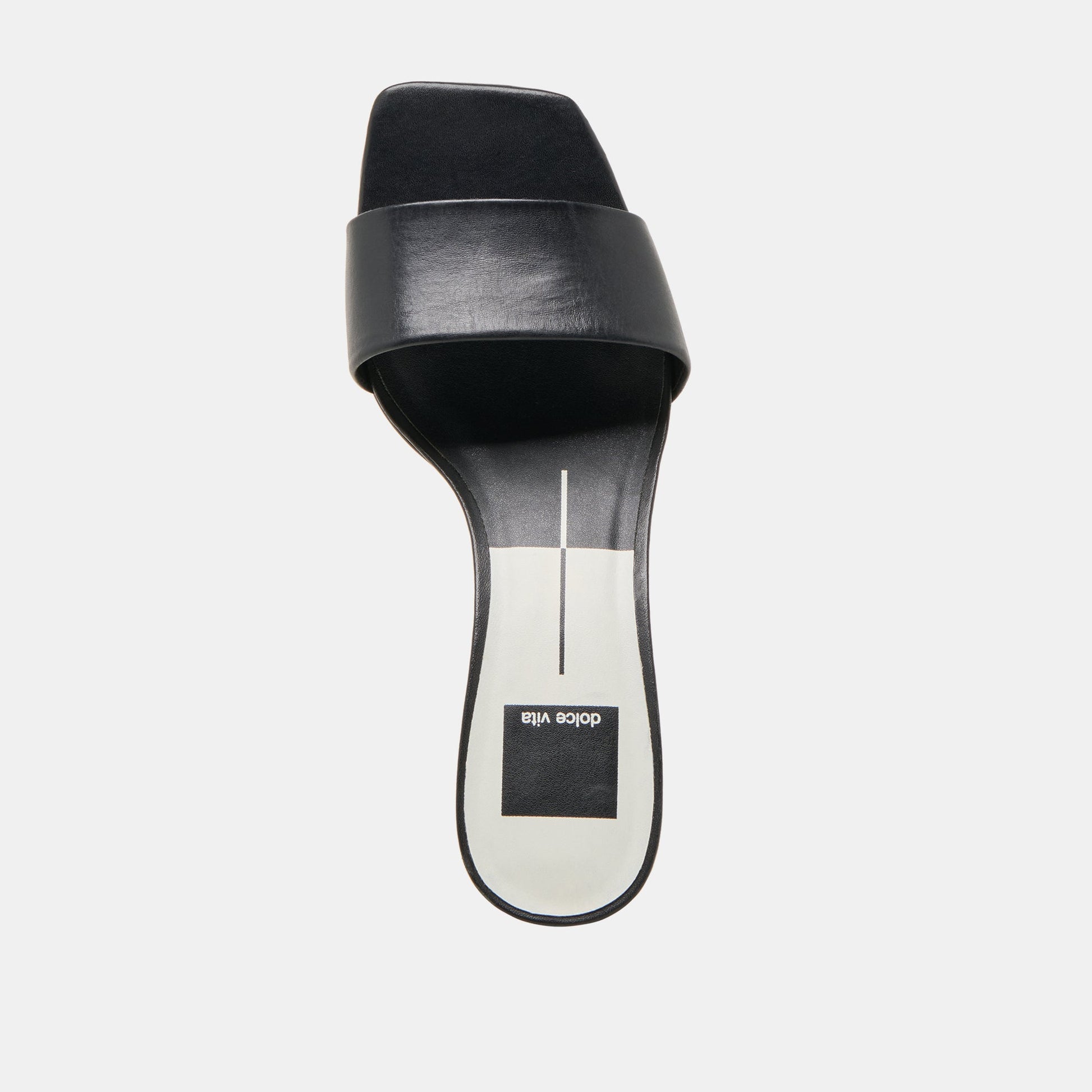Rexa Black Leather Heels - Dolce Vita