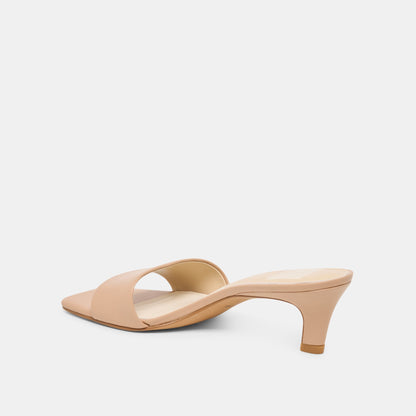 Rexa Light Tan Leather Heels - Dolce Vita