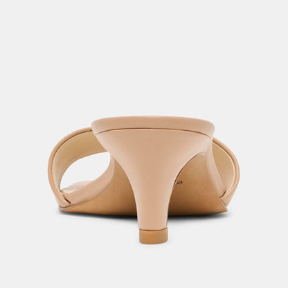 Rexa Light Tan Leather Heels - Dolce Vita
