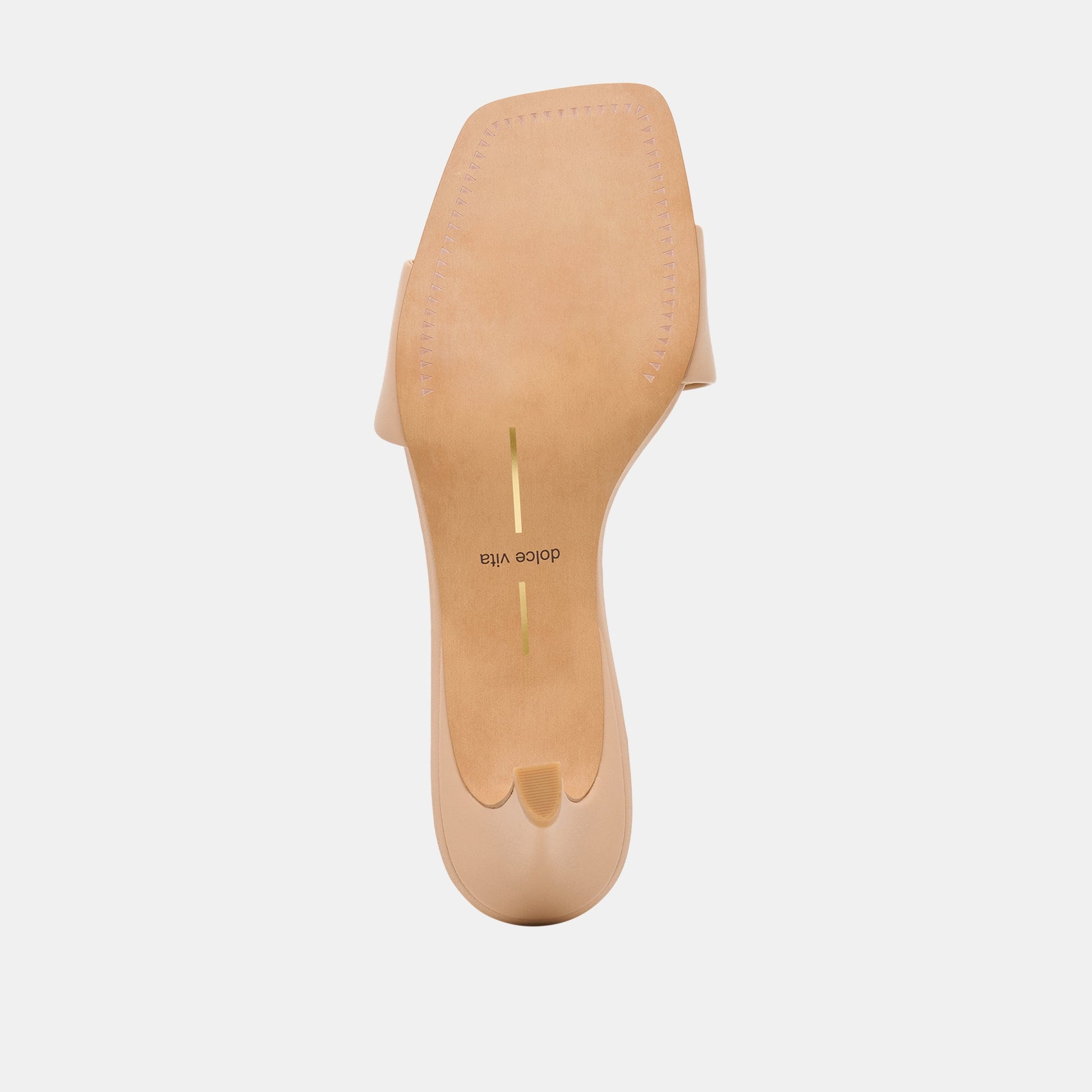 Rexa Light Tan Leather Heels - Dolce Vita