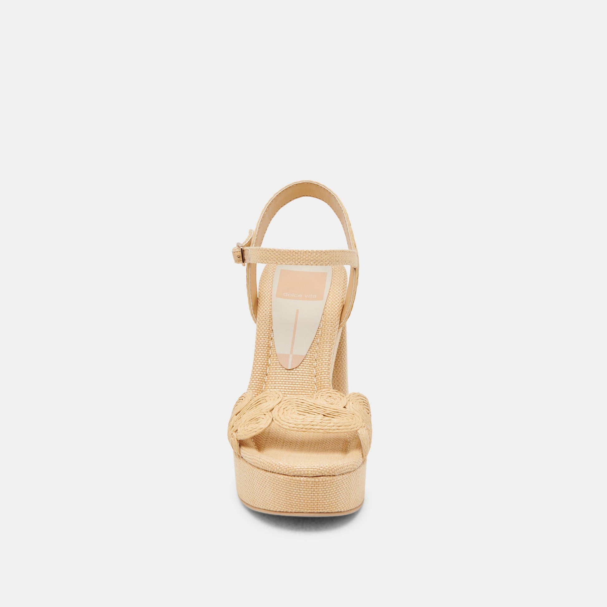 TINAYA HEELS LT NATURAL RAFFIA - Dolce Vita