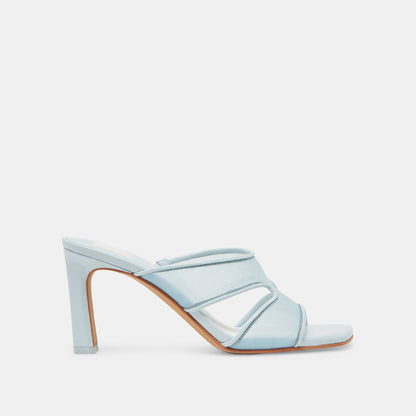 Gitel Ice Blue Mesh Heels - Dolce Vita