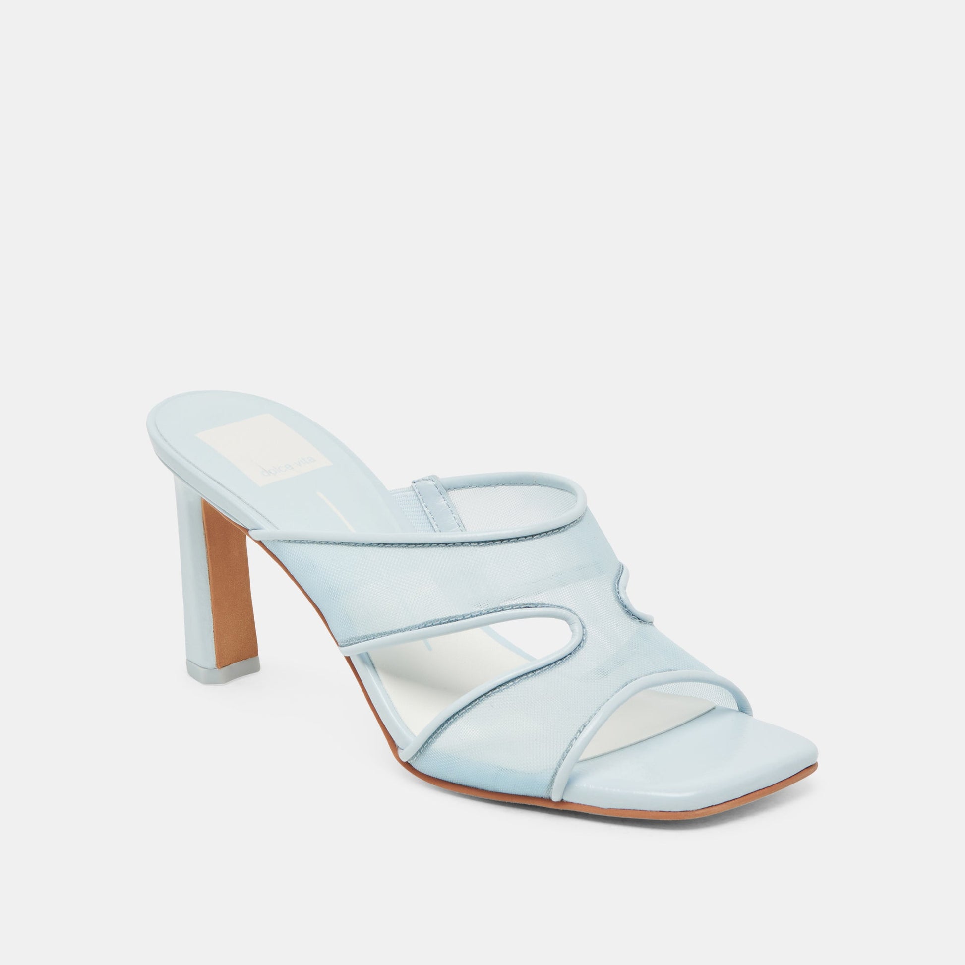 Gitel Ice Blue Mesh Heels - Dolce Vita