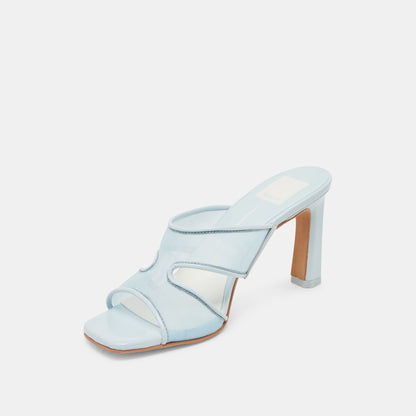 Gitel Ice Blue Mesh Heels - Dolce Vita
