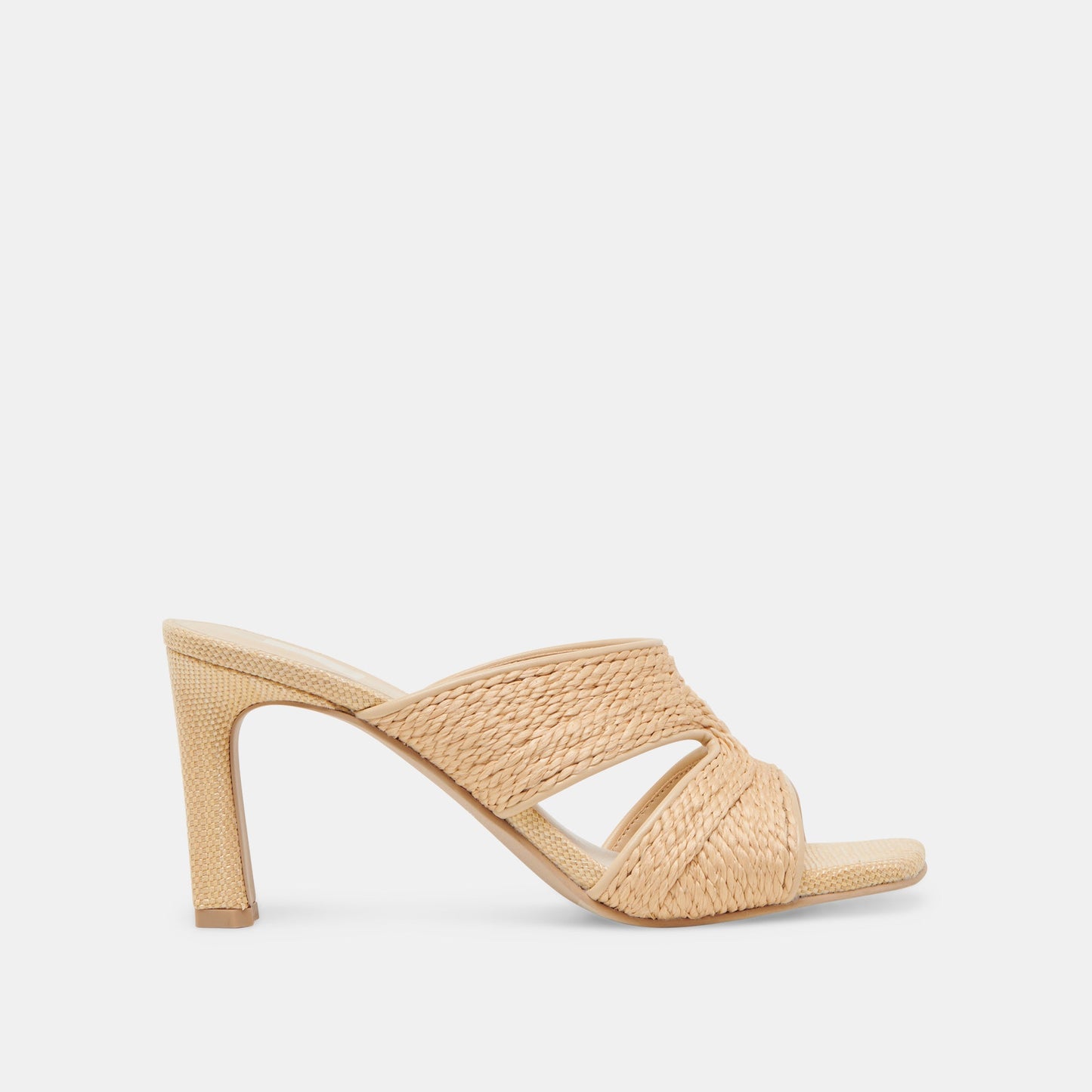 Gitel Lt Natural Raffia Heels - Dolce Vita