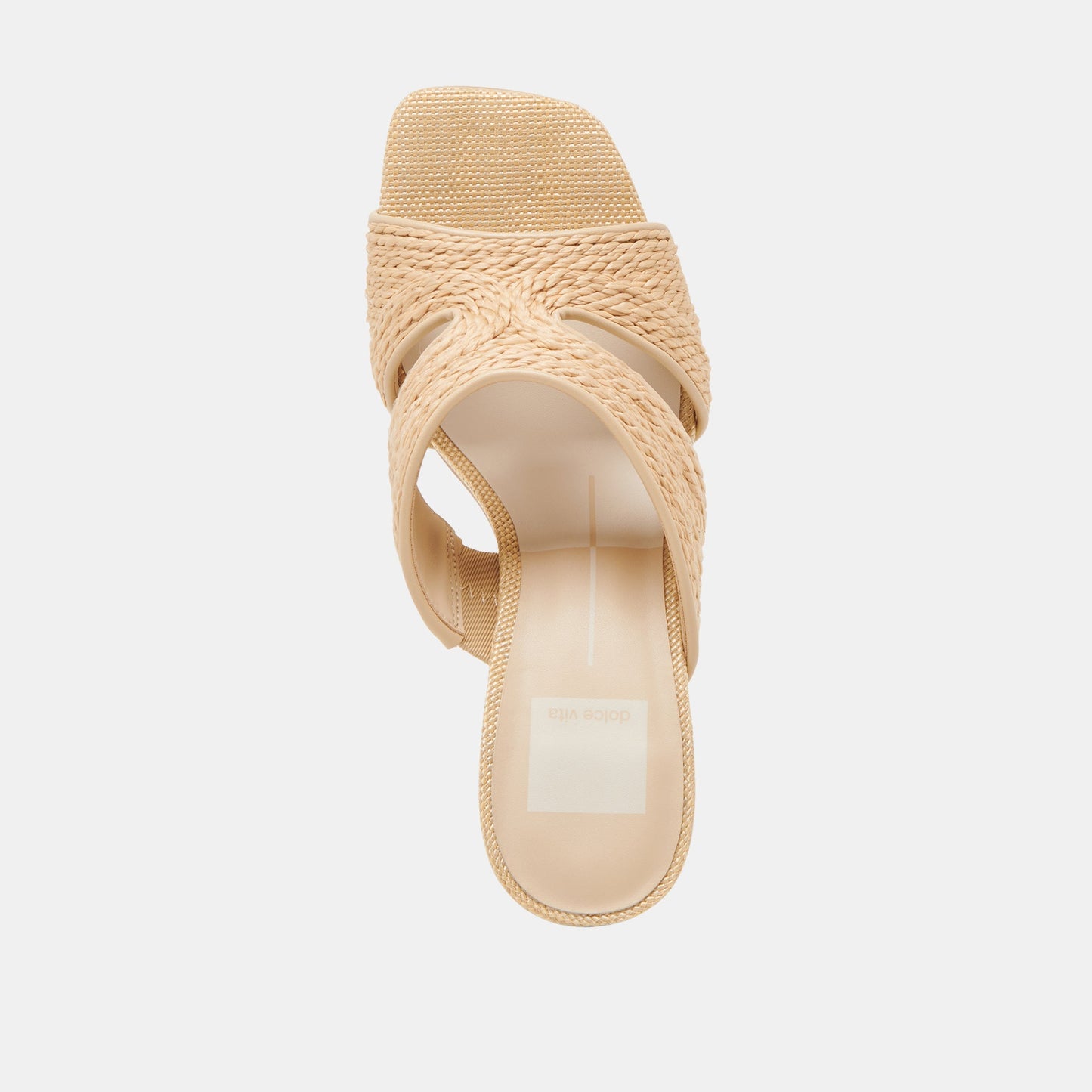 Gitel Lt Natural Raffia Heels - Dolce Vita