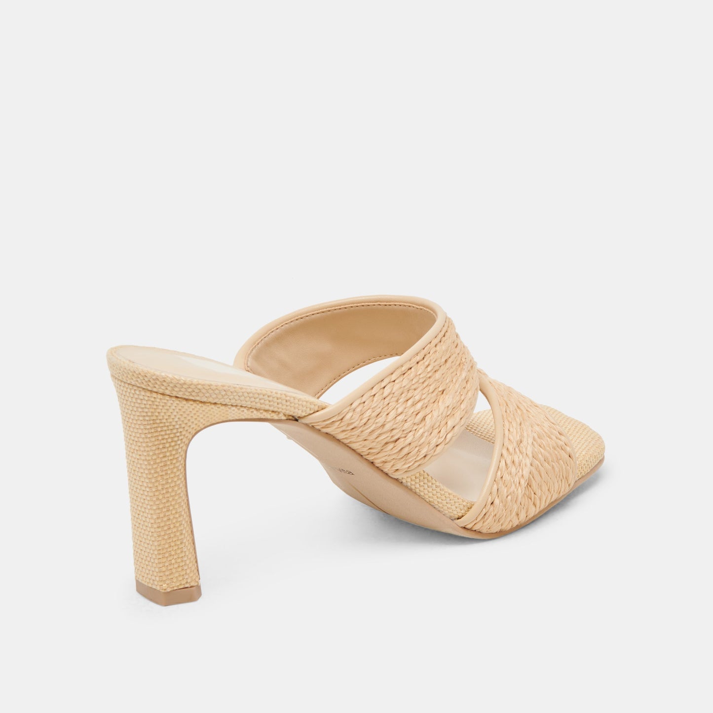 Gitel Lt Natural Raffia Heels - Dolce Vita