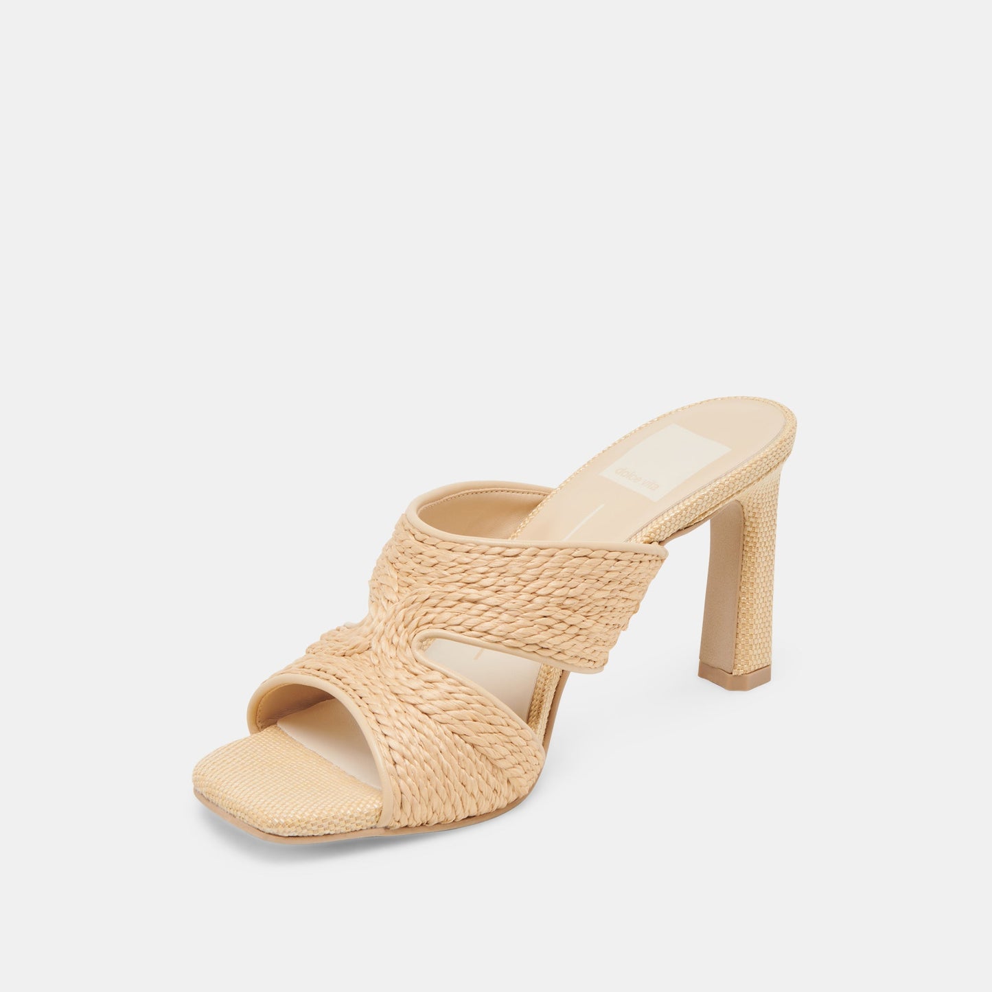 Gitel Lt Natural Raffia Heels - Dolce Vita