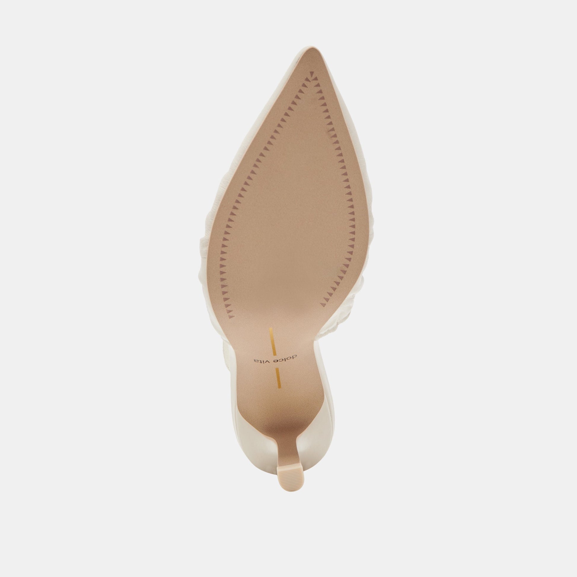 KAIRI HEELS IVORY CRINKLE PATENT - Dolce Vita