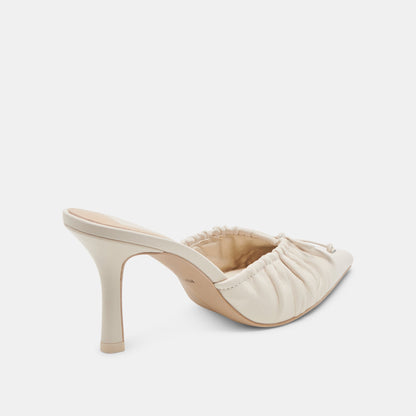 KAIRI HEELS IVORY CRINKLE PATENT - Dolce Vita