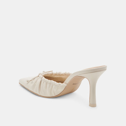 KAIRI HEELS IVORY CRINKLE PATENT - Dolce Vita