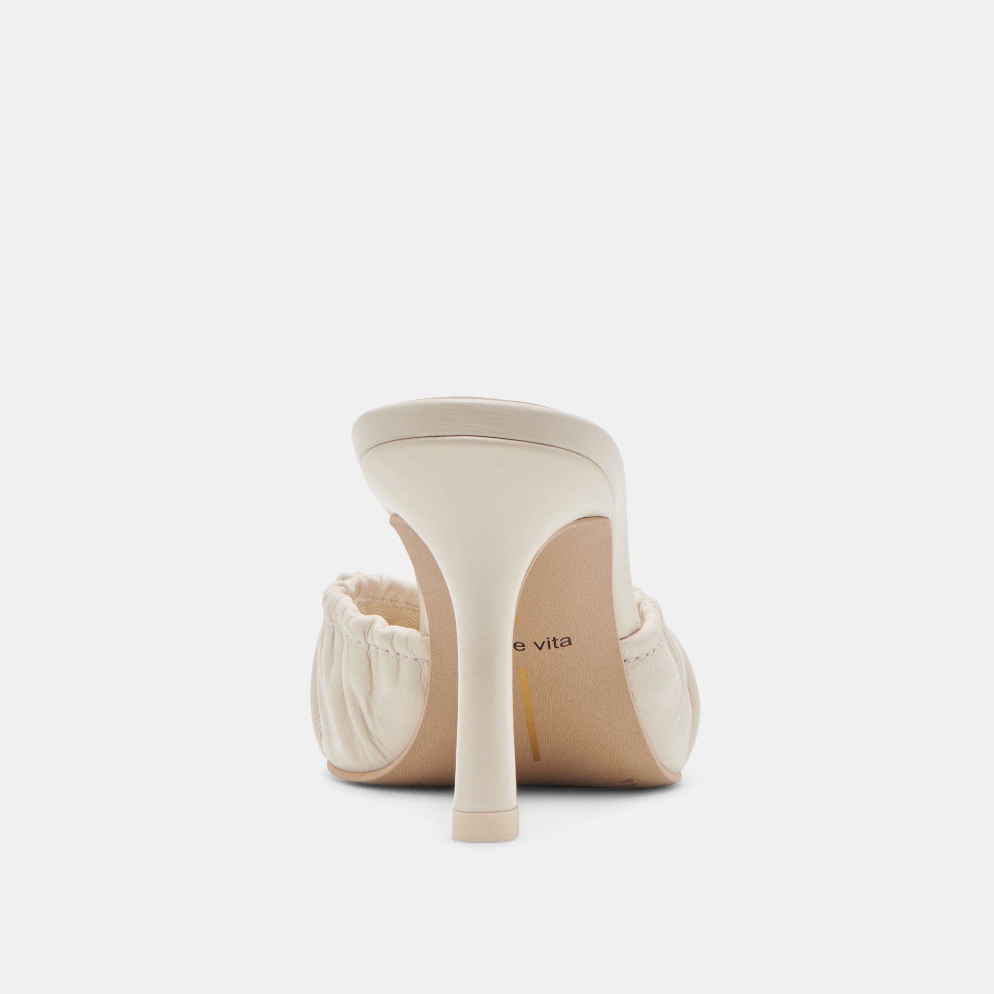 KAIRI HEELS IVORY CRINKLE PATENT - Dolce Vita