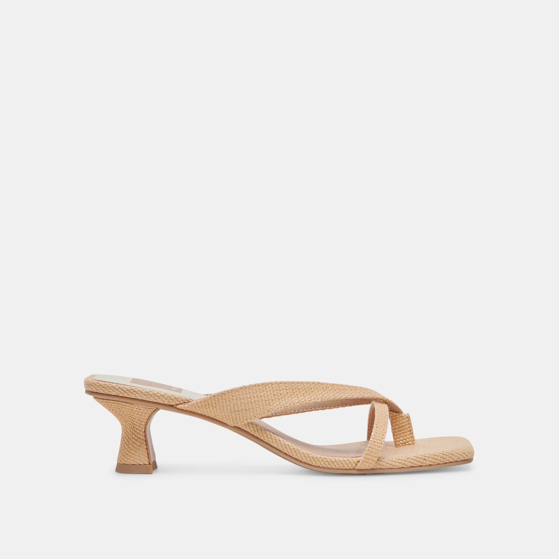 Brevel Natural Raffia Heels - Dolce Vita
