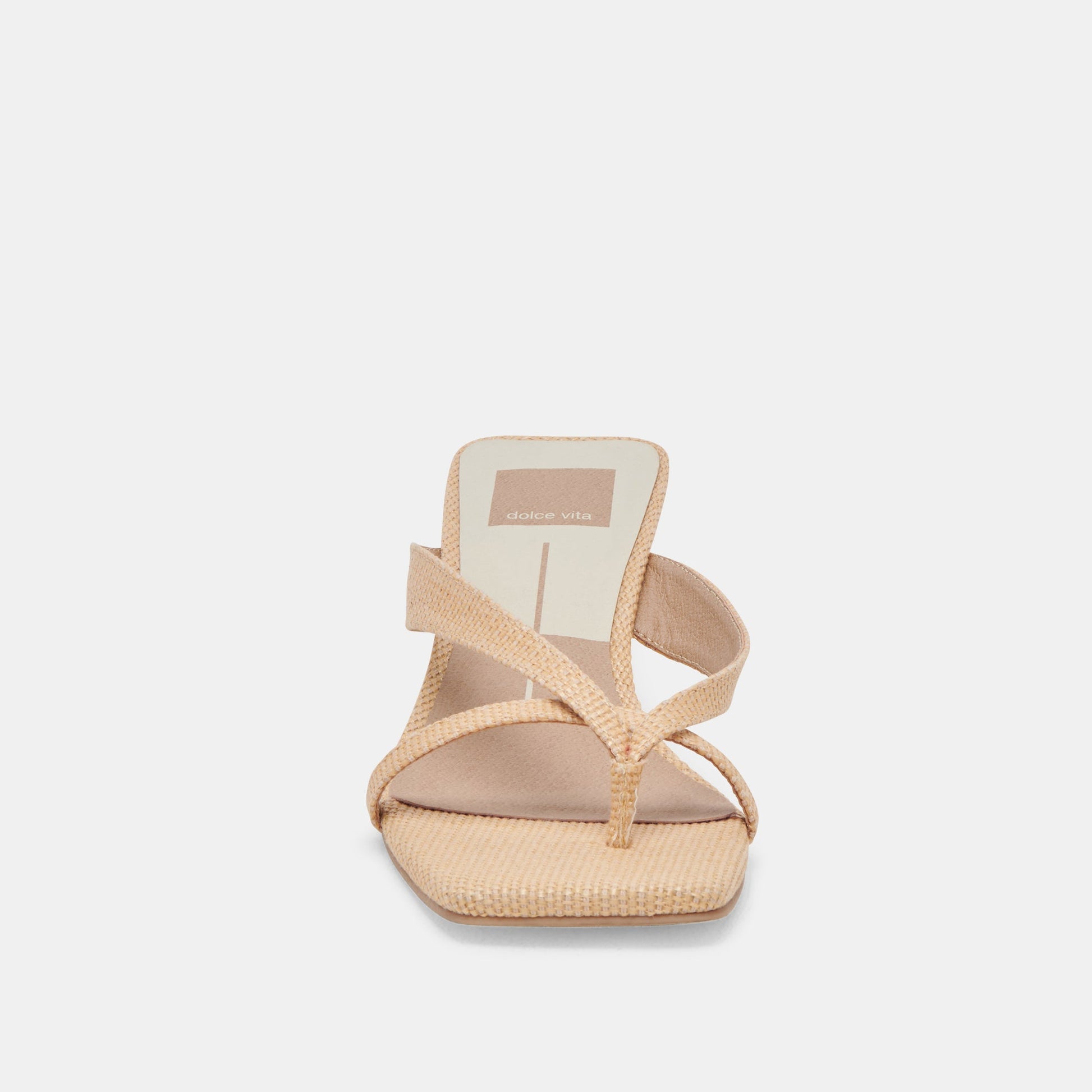 Brevel Natural Raffia Heels - Dolce Vita