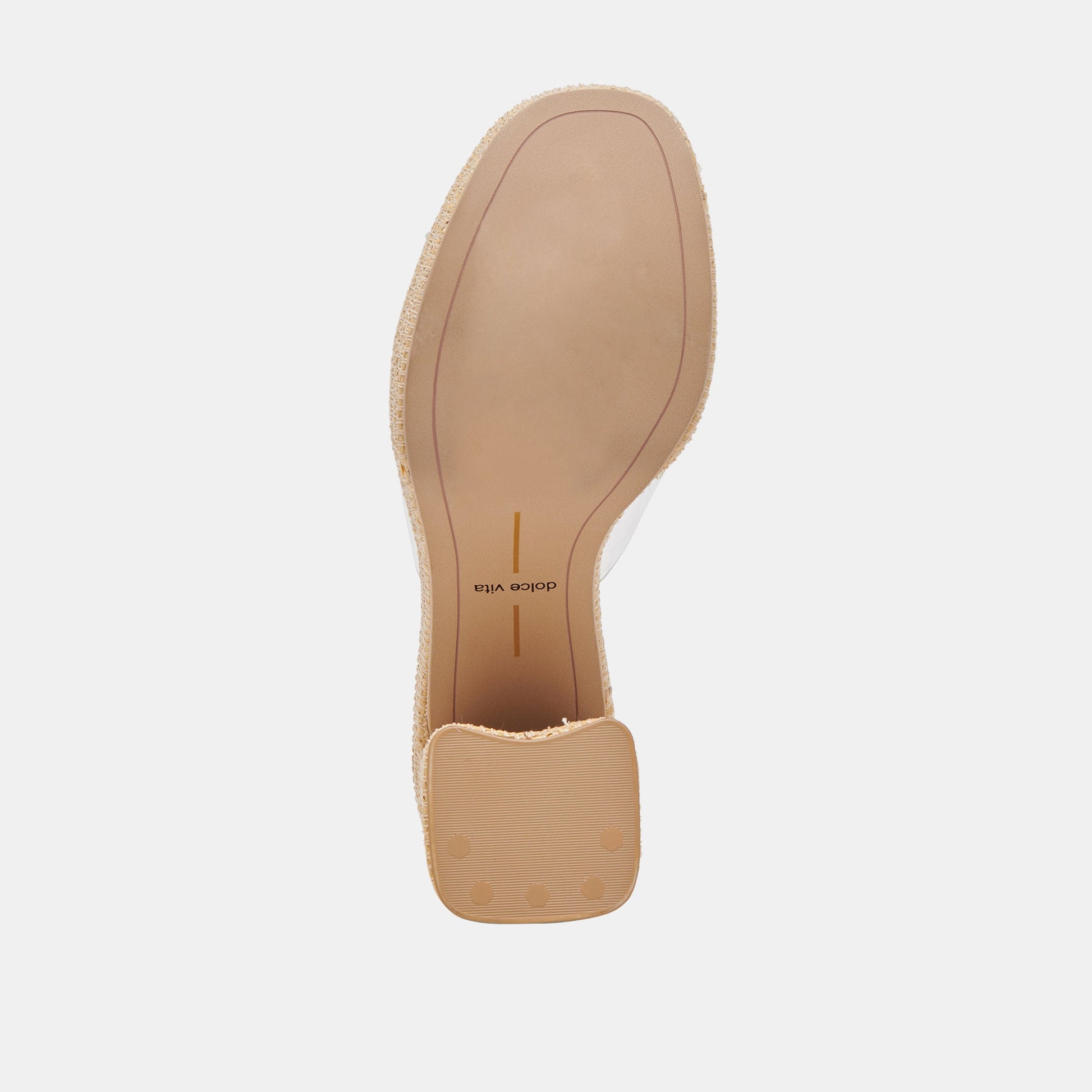 LICHIA HEELS NATURAL VINYL - Dolce Vita