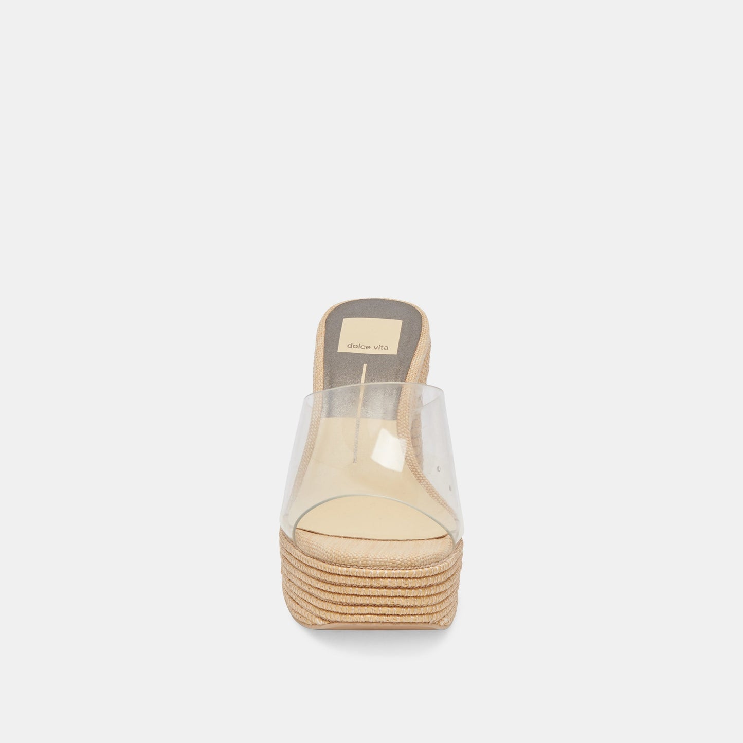 LICHIA HEELS NATURAL VINYL - Dolce Vita