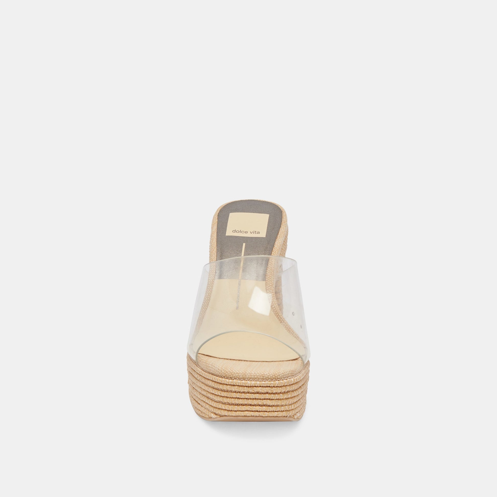 LICHIA HEELS NATURAL VINYL - Dolce Vita