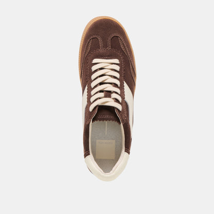 NOTICE SNEAKERS DK BROWN SUEDE - Dolce Vita