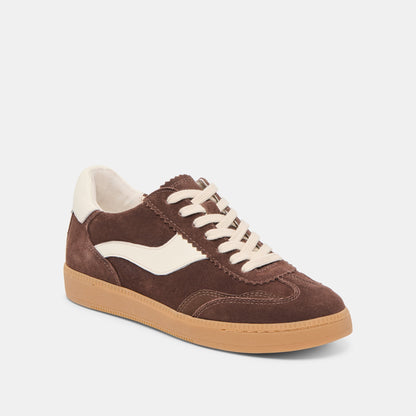 NOTICE SNEAKERS DK BROWN SUEDE - Dolce Vita