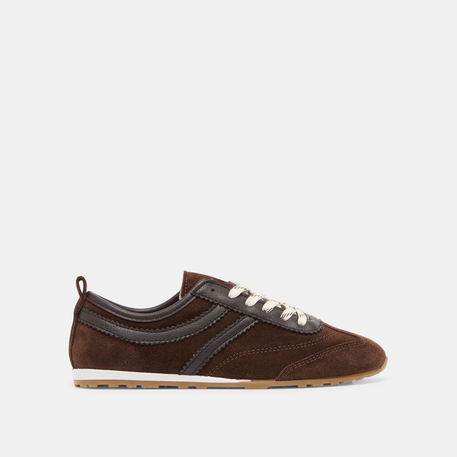 Viper Dk Brown Suede Sneakers - Dolce Vita