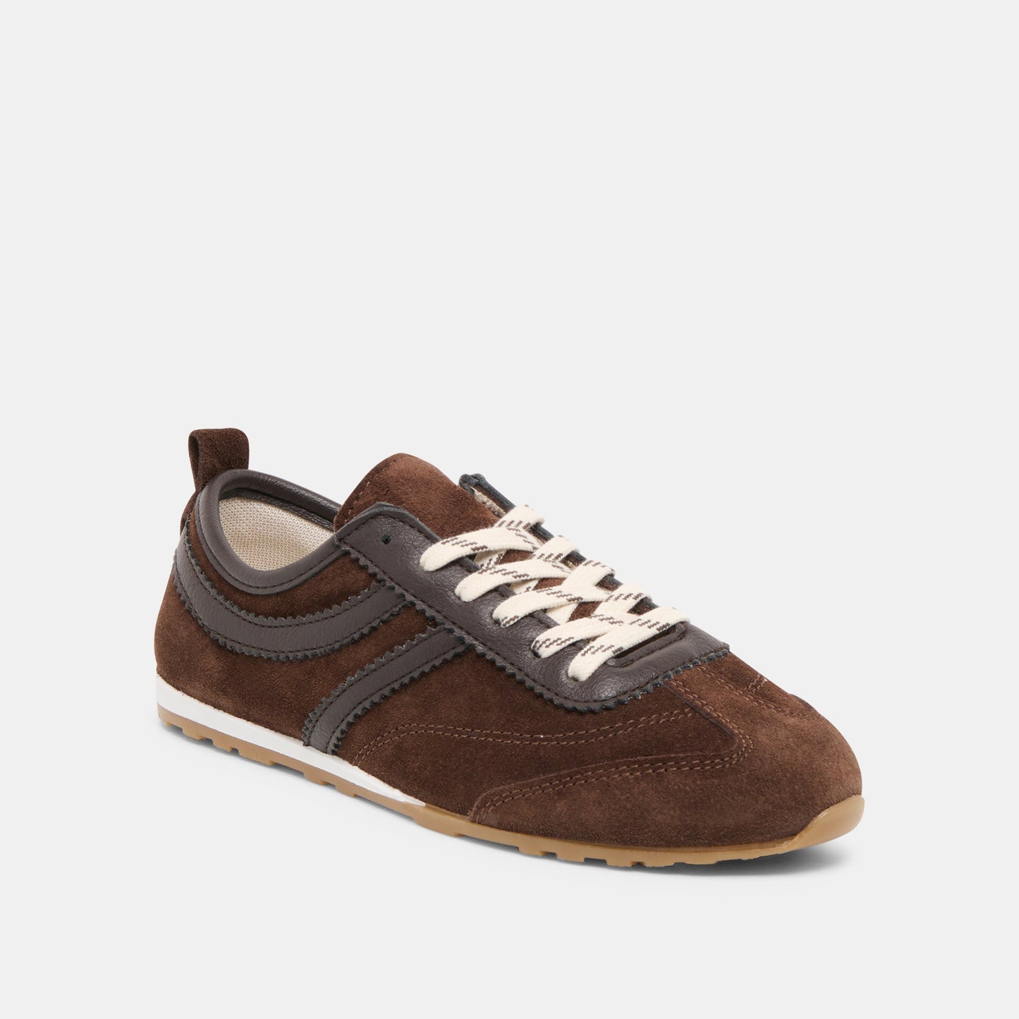 Viper Dk Brown Suede Sneakers - Dolce Vita
