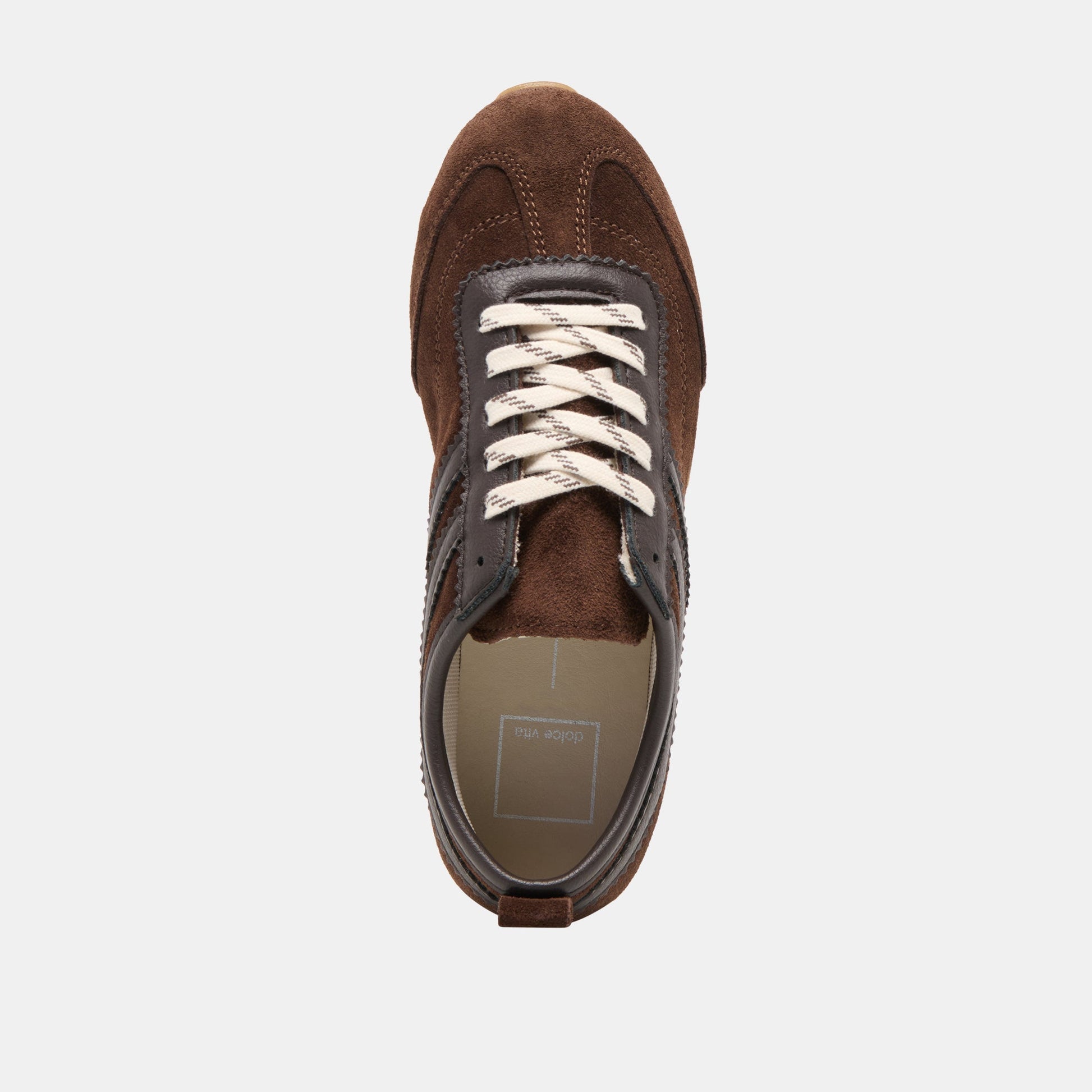 Viper Dk Brown Suede Sneakers - Dolce Vita