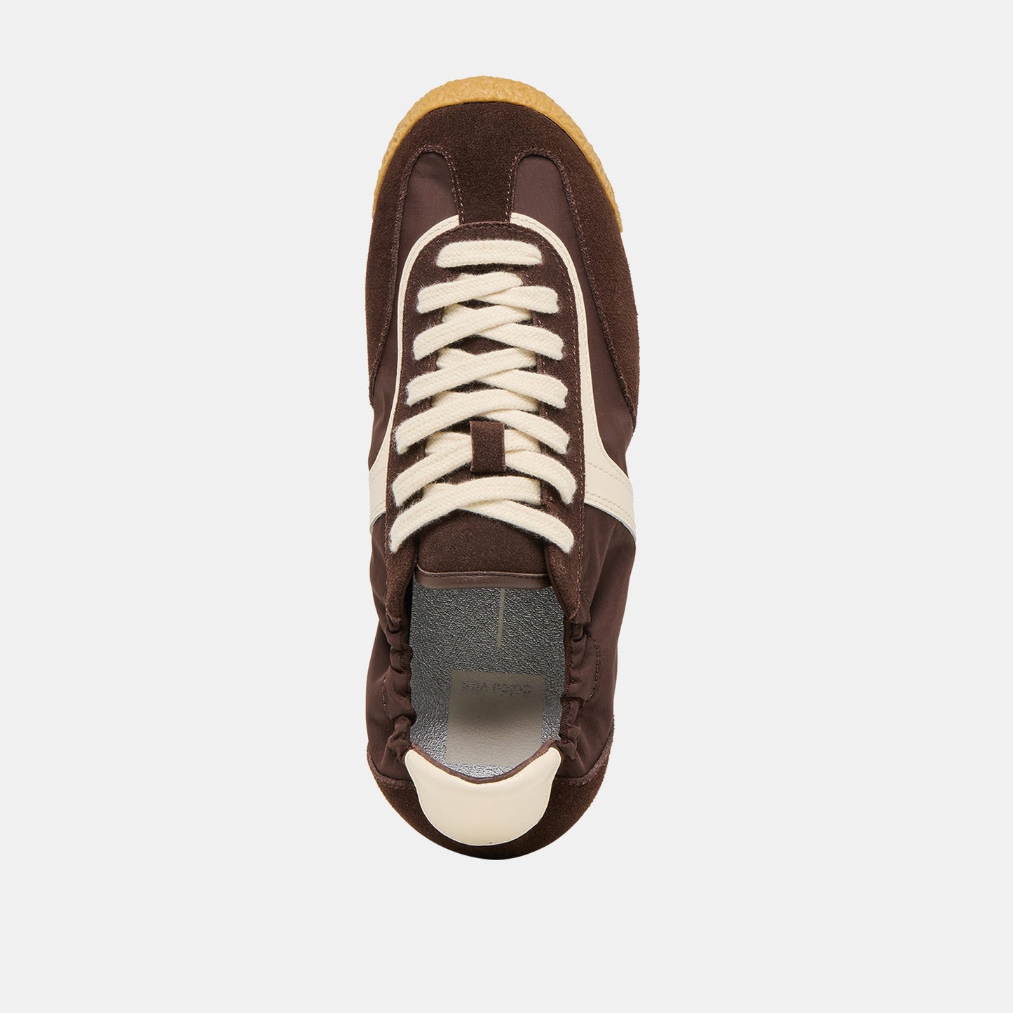 Sariya Dk Brown Nylon Sneakers - Dolce Vita