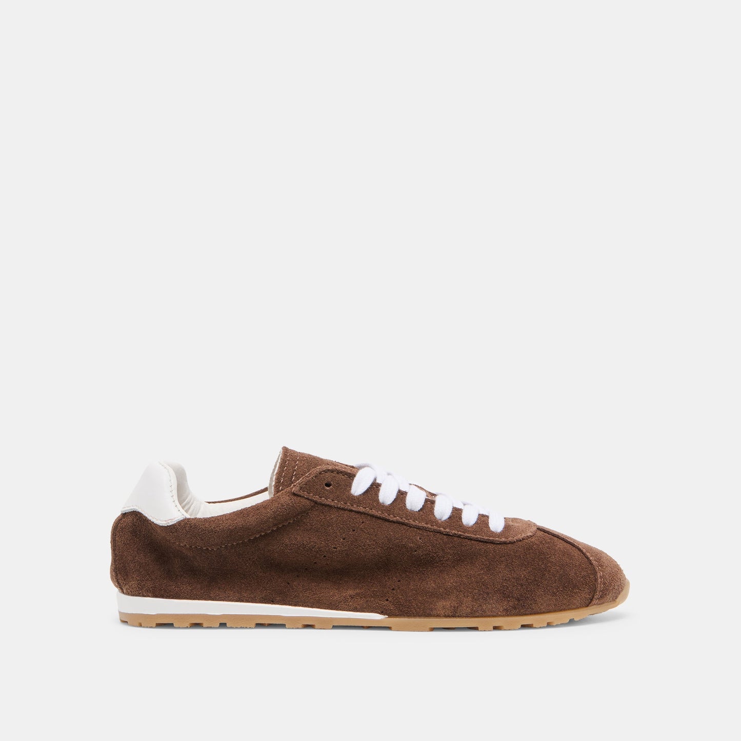 Serina Dk Brown Suede Sneakers - Dolce Vita