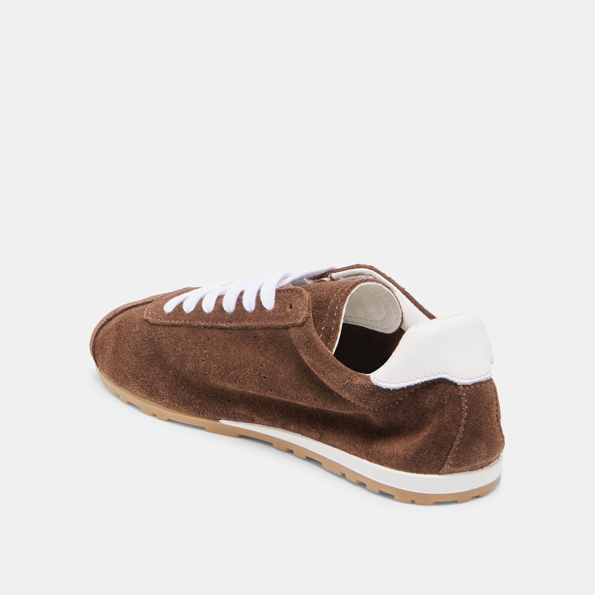 Serina Dk Brown Suede Sneakers - Dolce Vita