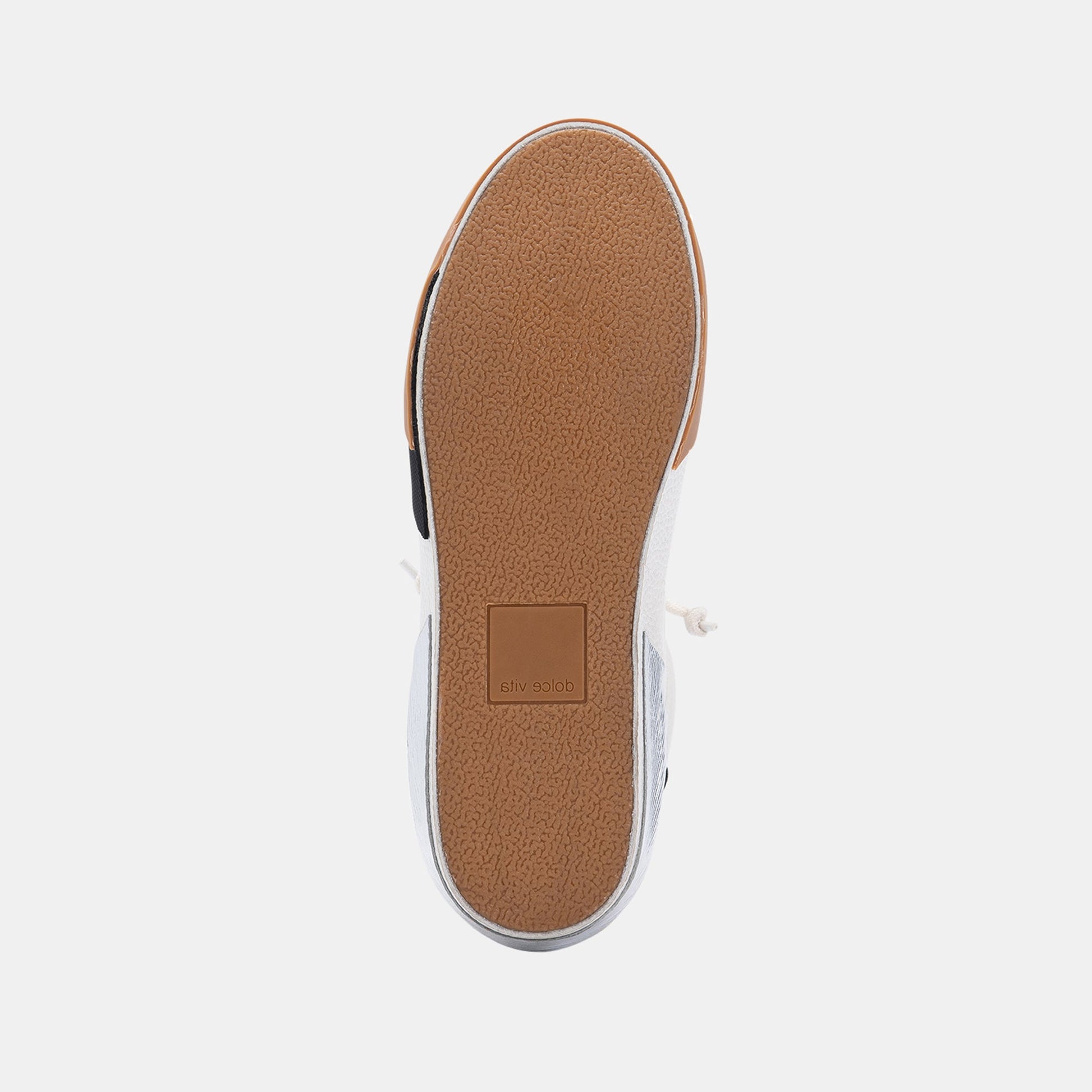 ZINA SNEAKERS WHITE BLACK LEATHER - Dolce Vita