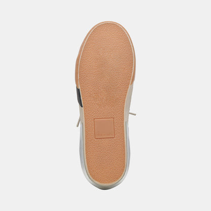 Zina Sneakers Onyx Embossed Leather - Dolce Vita
