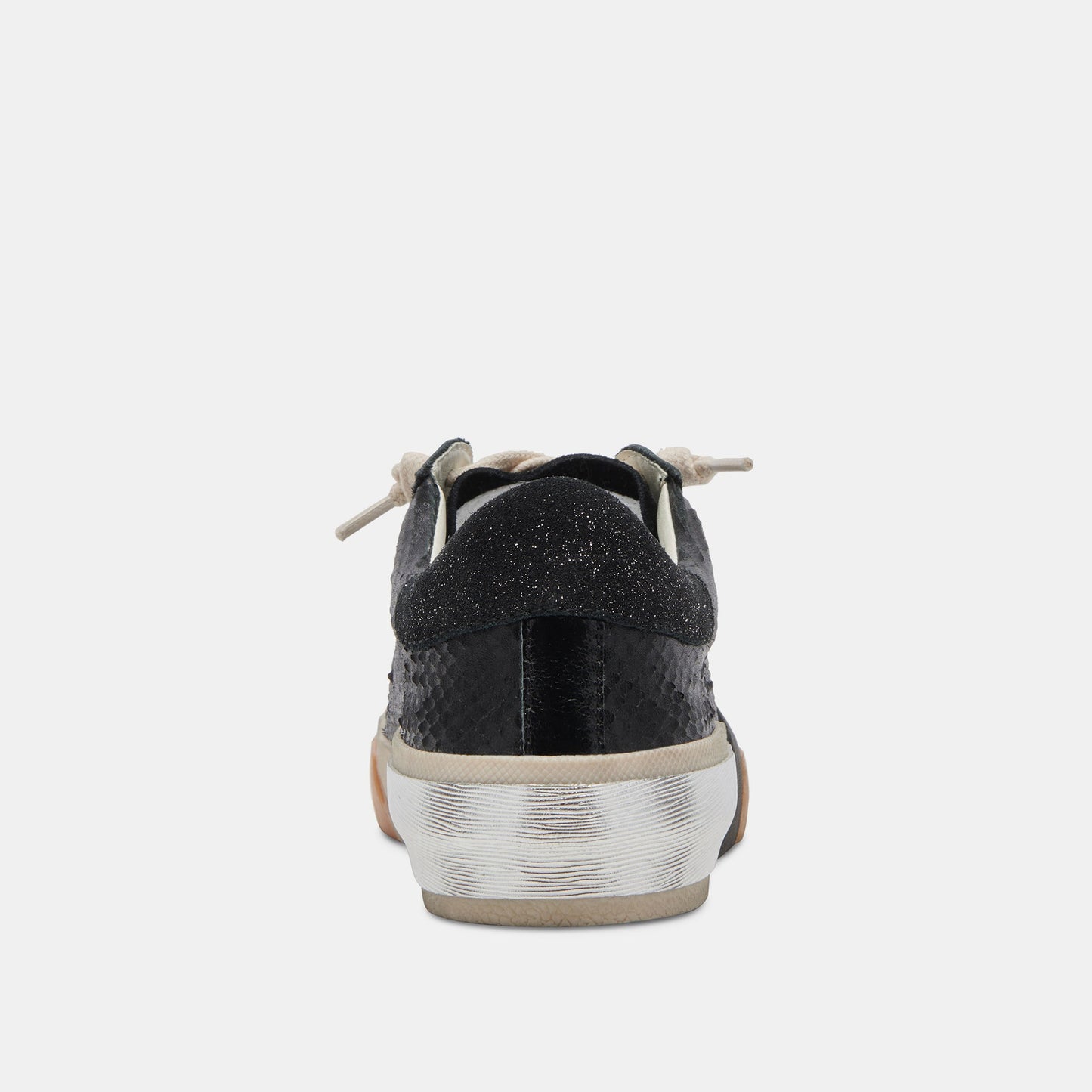 Zina Sneakers Onyx Embossed Leather - Dolce Vita