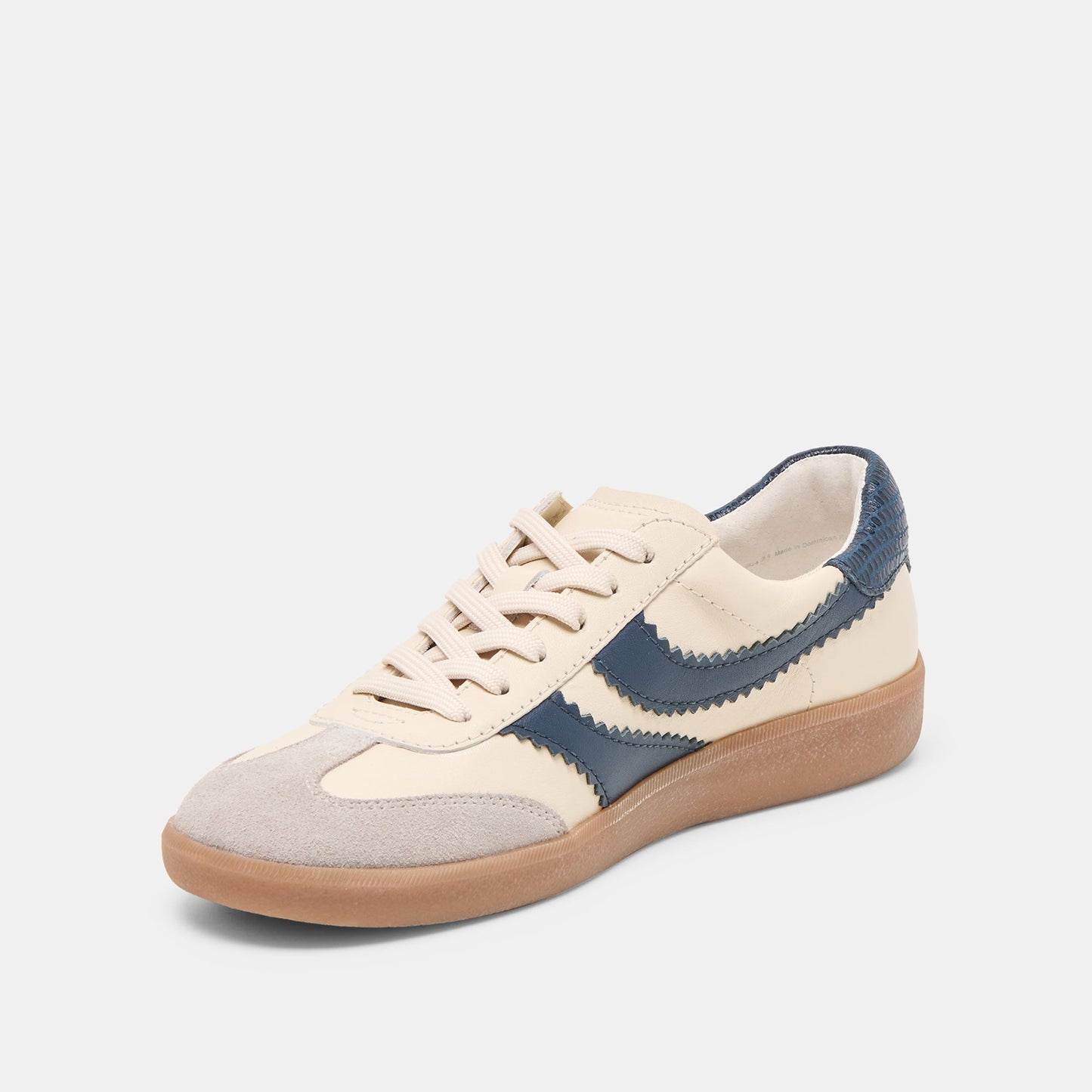 Merit White Navy Leather Sneakers - Dolce Vita