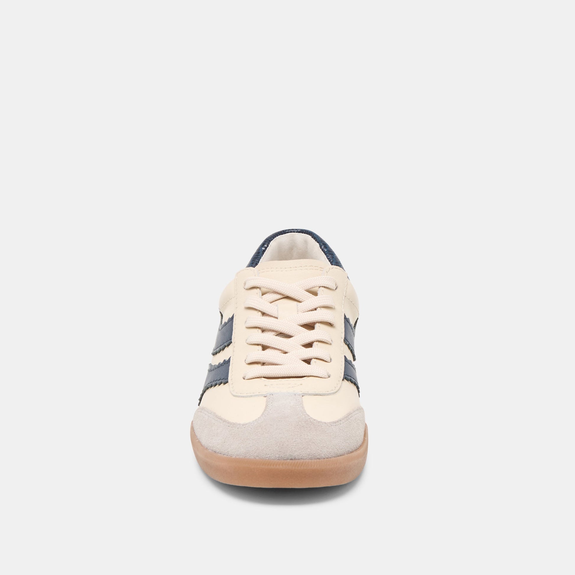 Merit White Navy Leather Sneakers - Dolce Vita