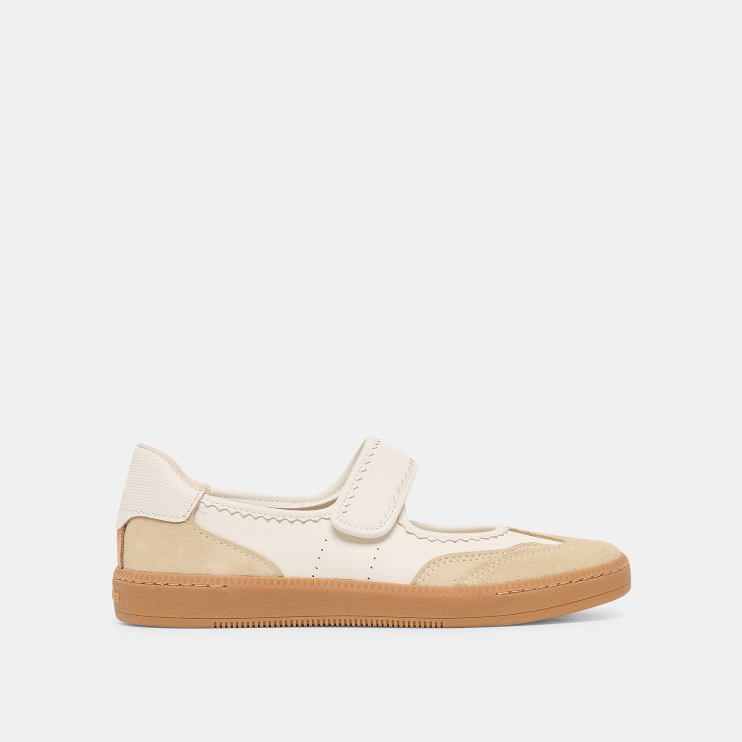 Nanet Ivory Multi Leather Sneakers - Dolce Vita