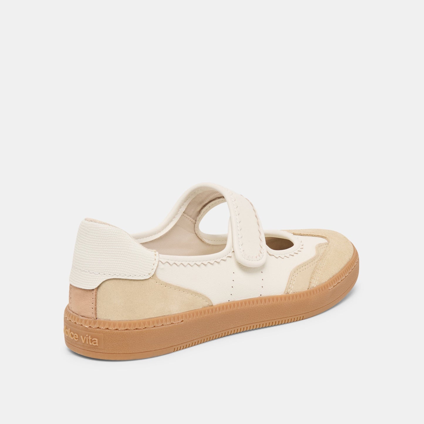Nanet Ivory Multi Leather Sneakers - Dolce Vita