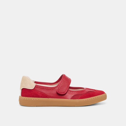 Nanet Crimson Leather Sneakers - Dolce Vita