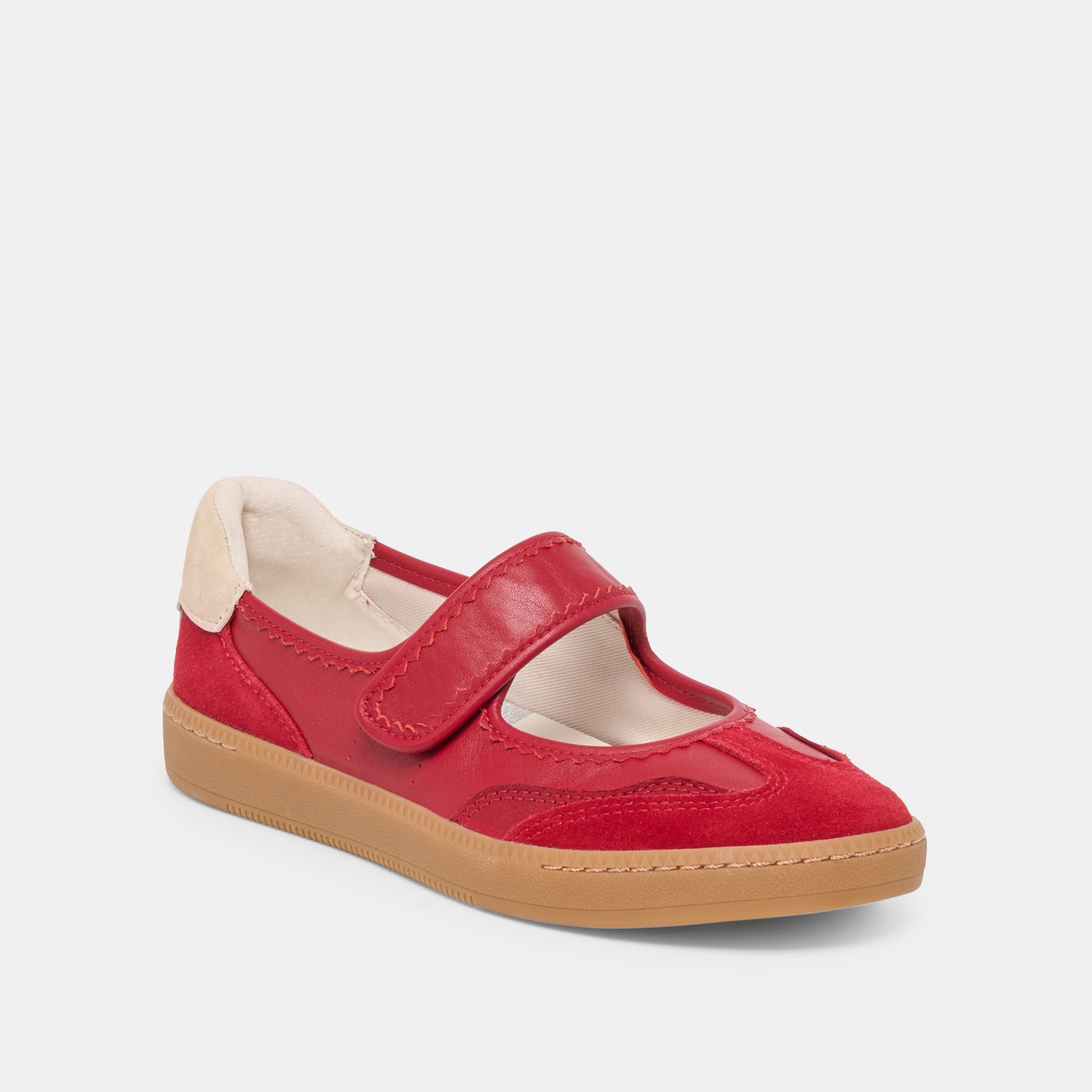 Nanet Crimson Leather Sneakers - Dolce Vita